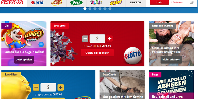 Switzerland Euromillions Euro Millions Lottery